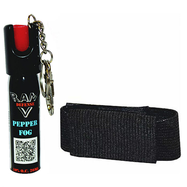 Ram Defense Pepper Fog 20ml with Keyring & Holster – Clam, Product Title