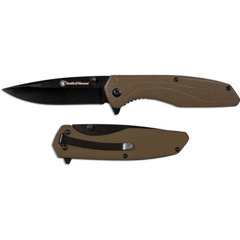 SMITH & WESSON KNIFE SW1103 FDE NYLON