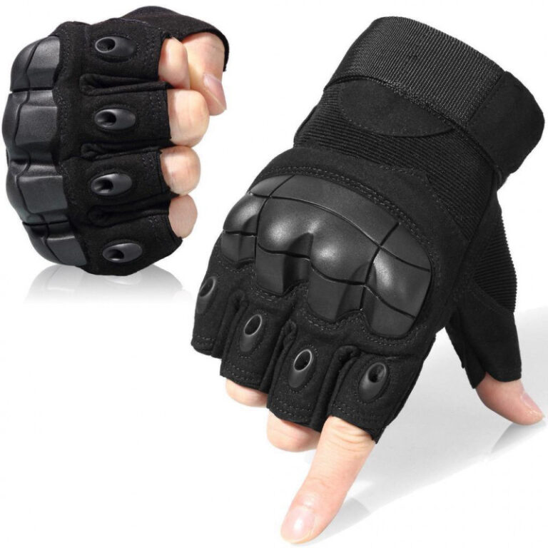 NORDISKE GLOVES HALF FINGER TACTICAL BLACK – XL